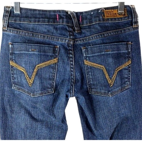 Volcom Womens Jeans Size 1 Nova 2 Skinny Liberated 28x31 - Picture 4 of 10